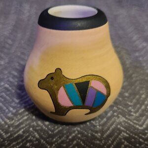 Small southwestern style clay vase/pot Nandi